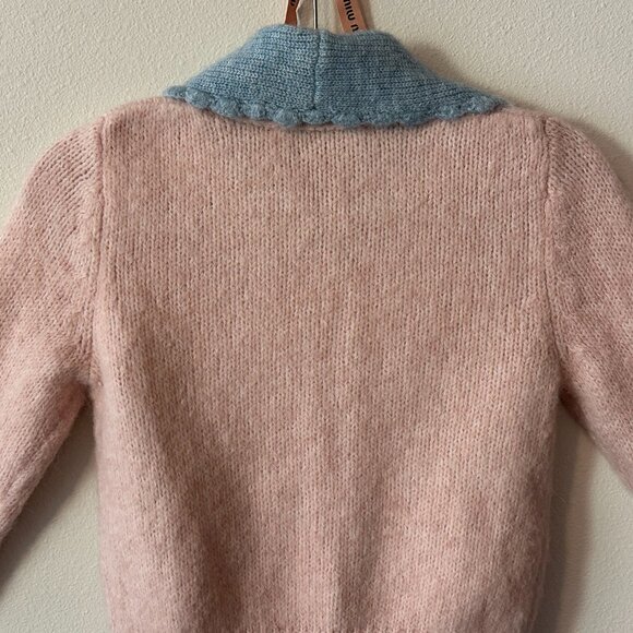 Zara Cardigan with Contrasting Collar - Picture 8 of 9